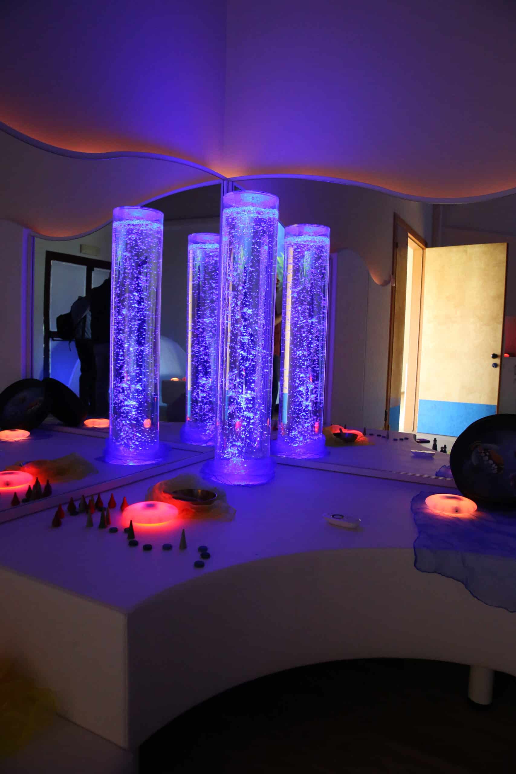 DANI1120 tubo a bolle, stanza snoezelen multisensoriale